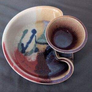 Larrabree Ceramics Chip & Dip Bowl